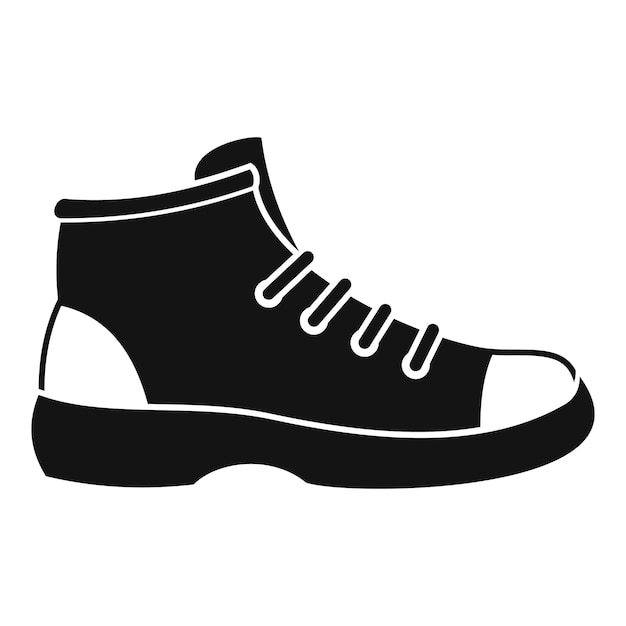 Tourist shoe icon Simple illustration of tourist shoe vector icon for web