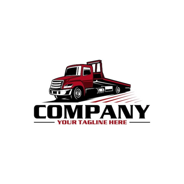 Tow truck logo pickup towing logo