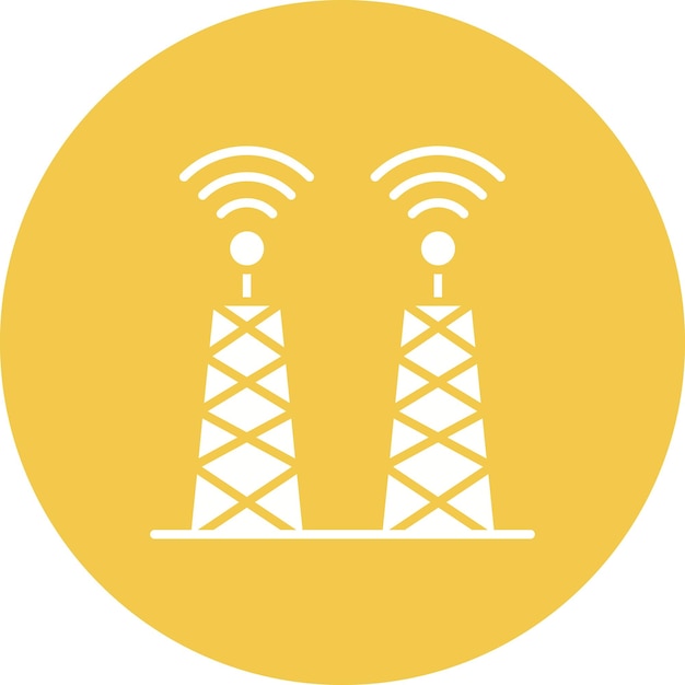 Vector tower icon vector image can be used for news and media