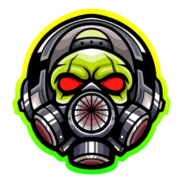 Toxic esport logo mascot design