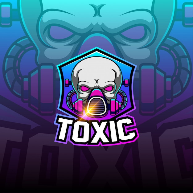 Toxic esport mascot logo 