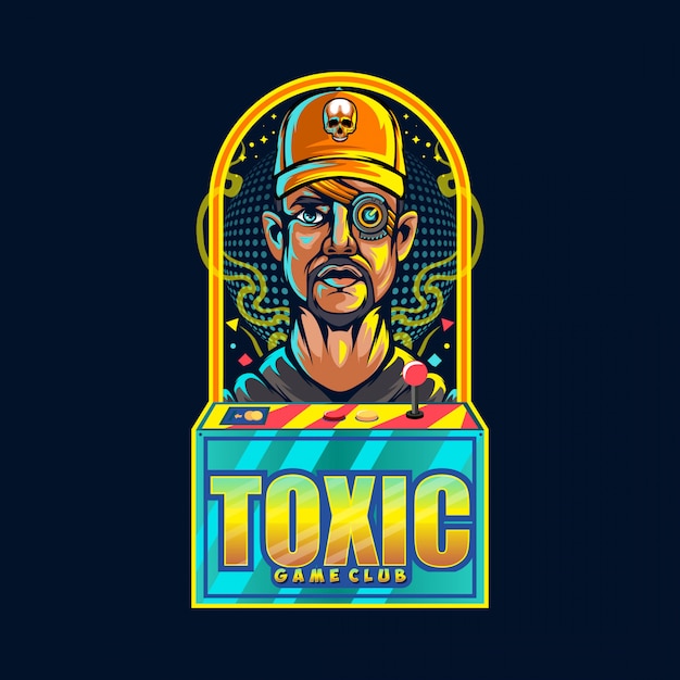 Toxic gamer logo