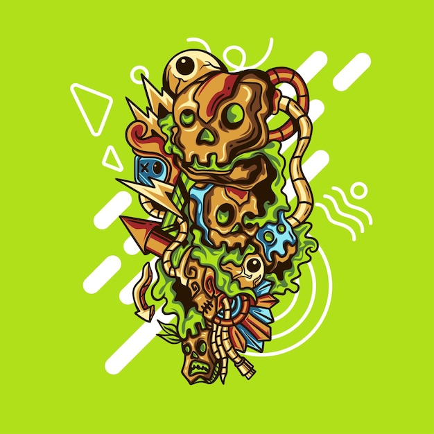 Toxic Villager Illustration