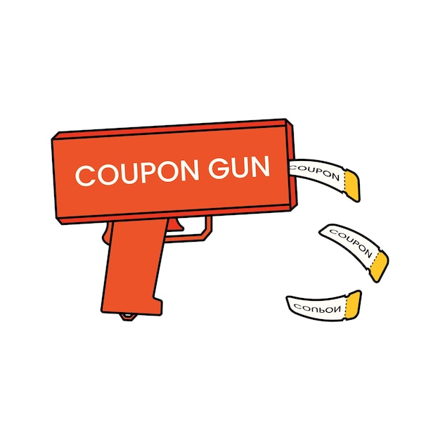 Toy gun shoots discount coupons