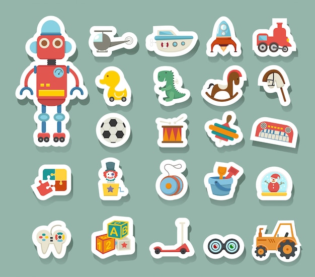 Toys icon vector