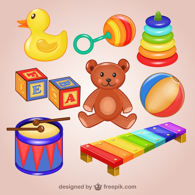 Toys illustrations pack