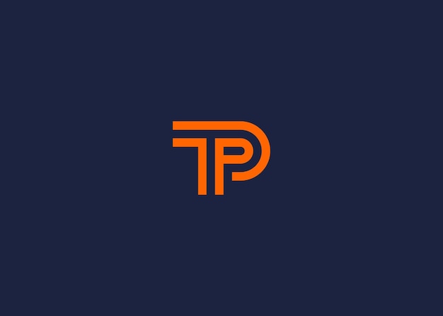 tp letter logo icoon ontwerp vector ontwerp sjabloon inspiratie