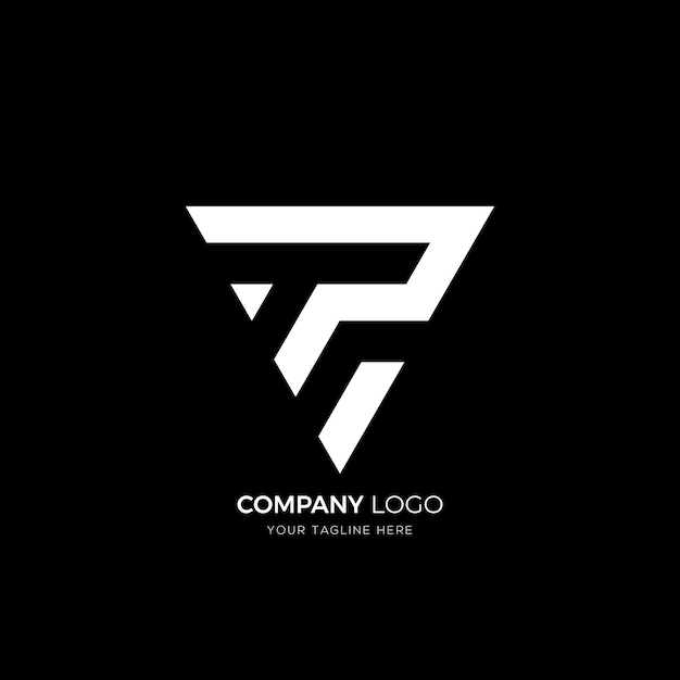 TP triangle logo design