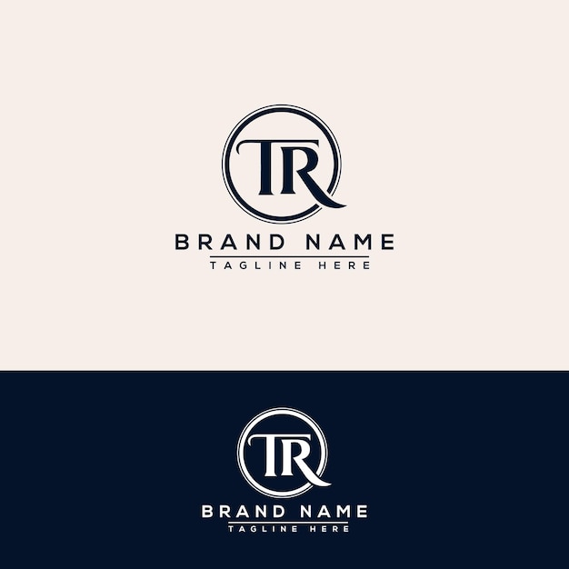 TR Logo Ontwerp Sjabloon Vector Grafische Branding Element