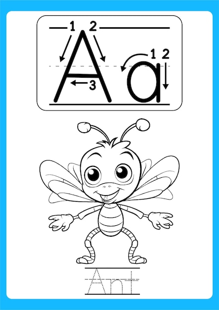 Trace and Learn AZ Alphabet Tracing voor kinderen