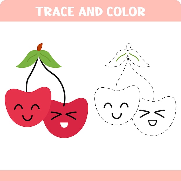 Trace and color cherry