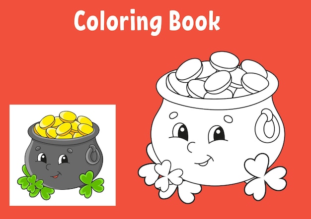 Trace and color Coloring page for kids Handwriting practice Education developing worksheet Activity page Game for toddlers