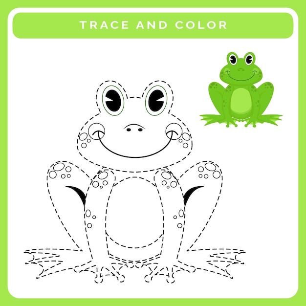 Vector trace and color worksheet