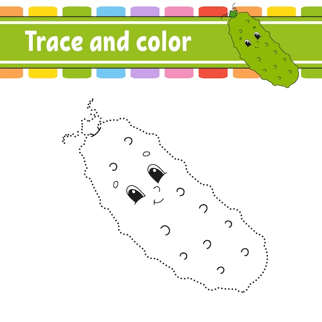 Trace and color.