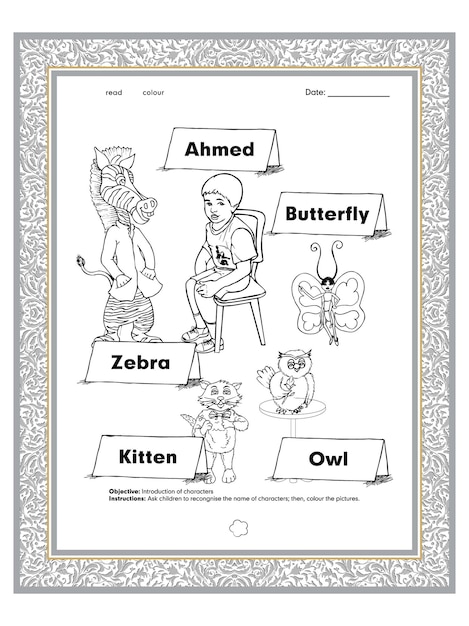 Trace the letters worksheet for kids.