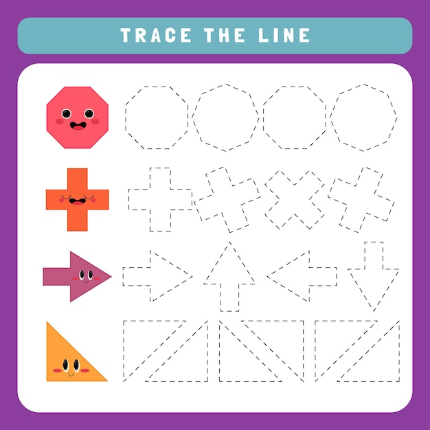 Trace the line worksheet