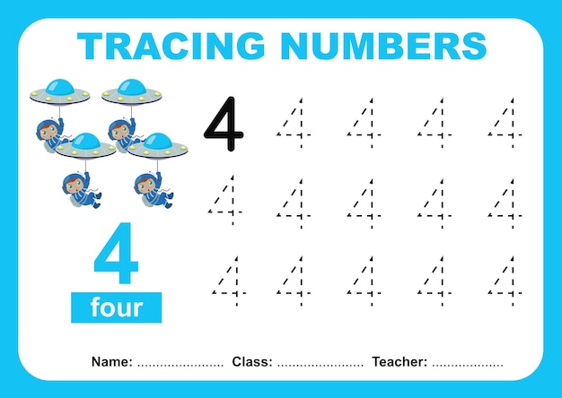 Нарисуйте и напишите число для детей. Упражнение для детей на распознавание числа.