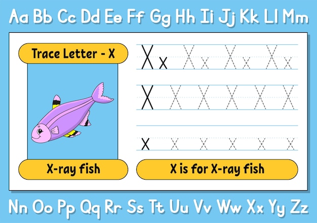 Tracing worksheet for kids