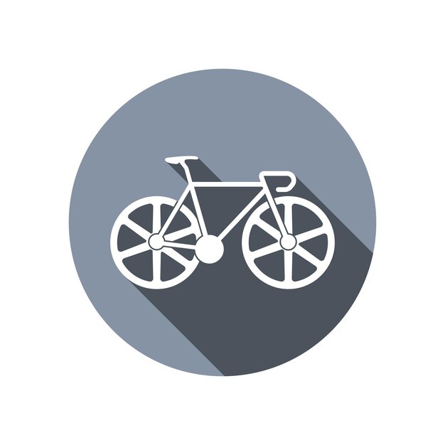 Track bike icon vector template illustration logo design