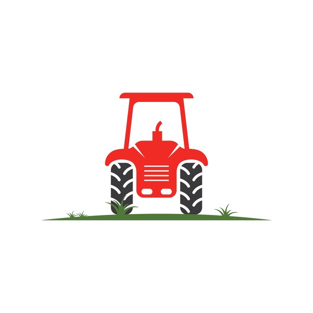 Tractor farmer  icon vector illustration design template