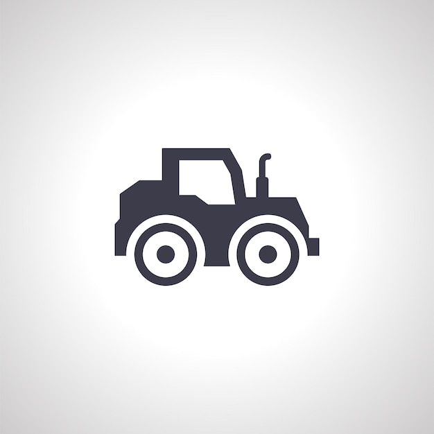 Tractor isolated icon Tractor isolated icon