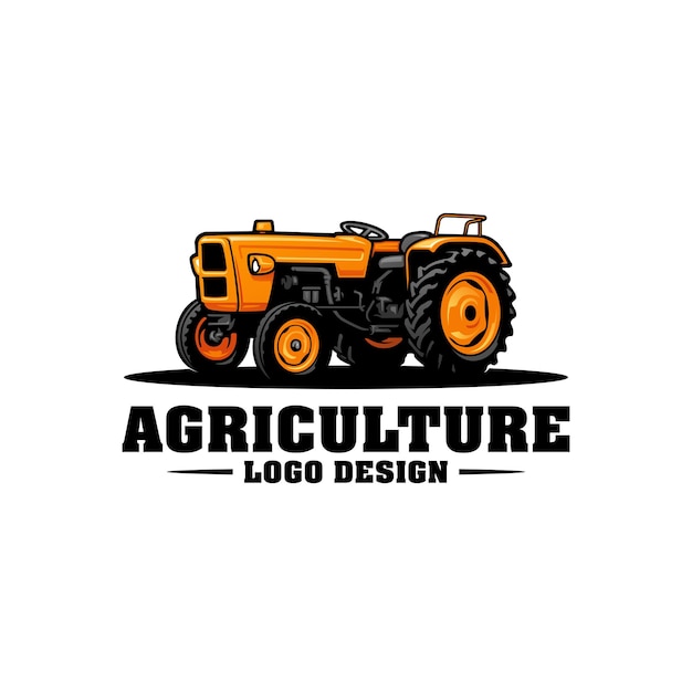 Tractor landbouwmachines logo vector