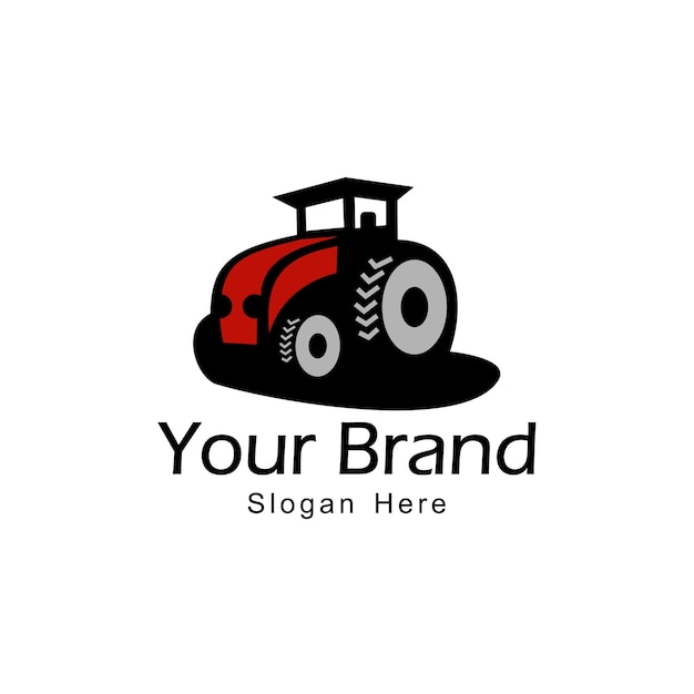 Tractor logo suitable for agriculture field logo