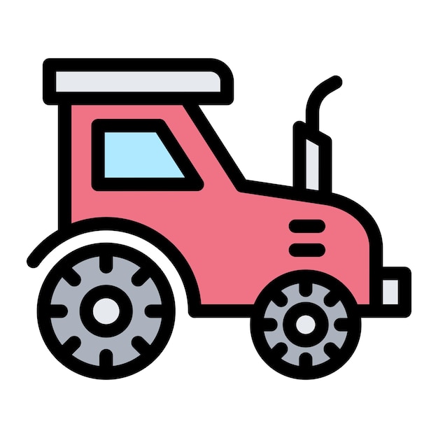 Tractor Vector Icon Design Illustration