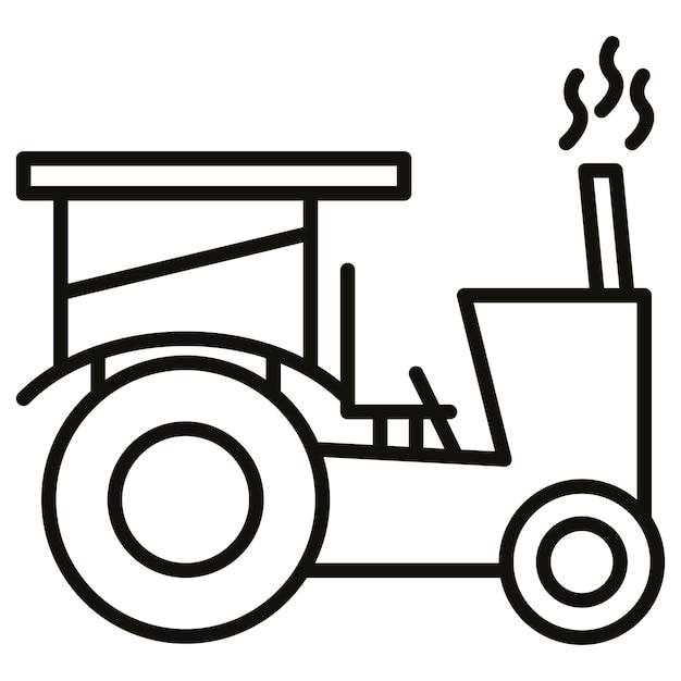 Tractor Vector Illustration