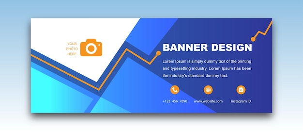 trade website banner design template