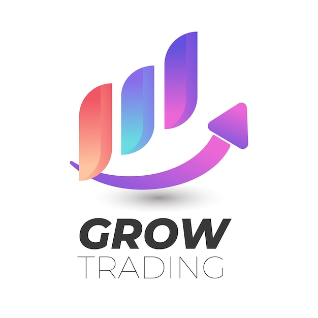 Premium Vector | Trading logo design