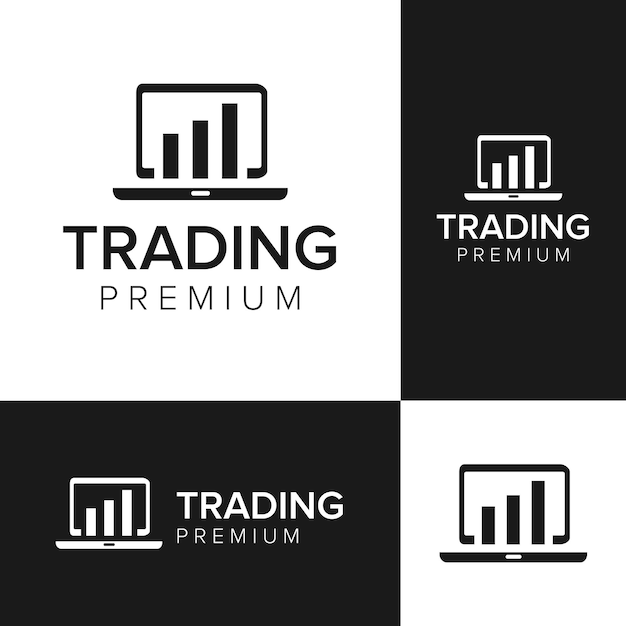 Vector trading logo icon vector template