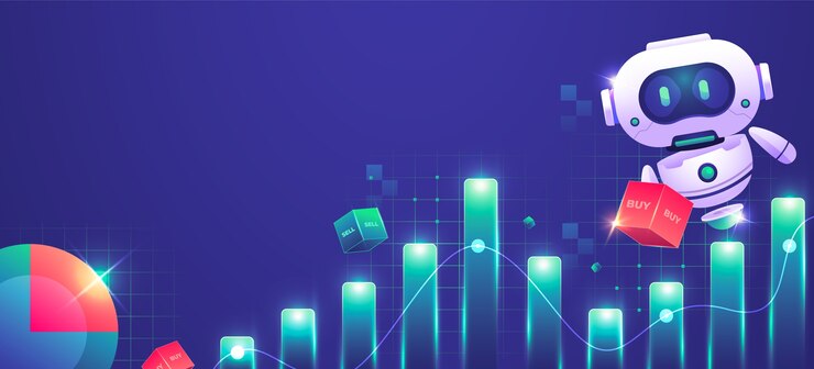 Vector trading system composition in gradient style