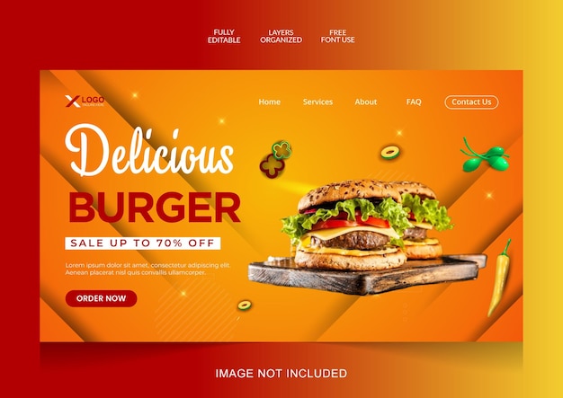 Traditional Asian Food Online Ordering landing page design