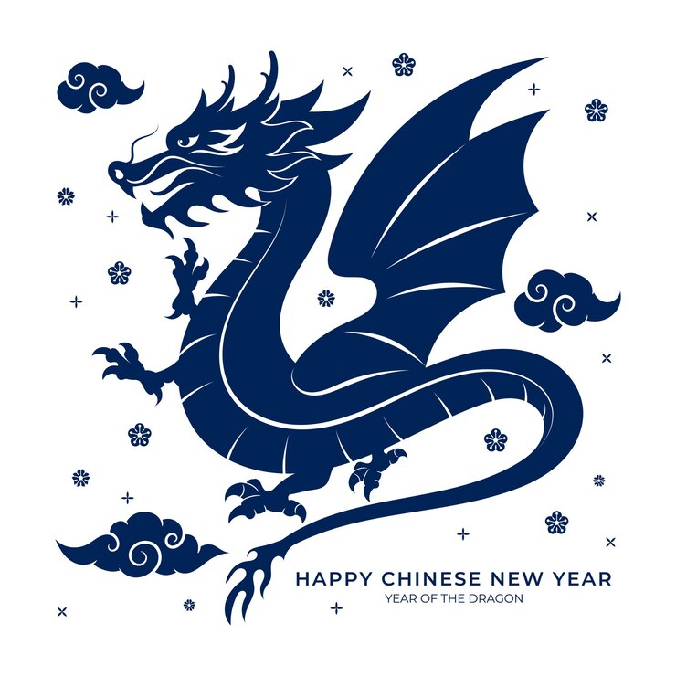 Premium Vector Traditional chinese dragon zodiac sign year of the