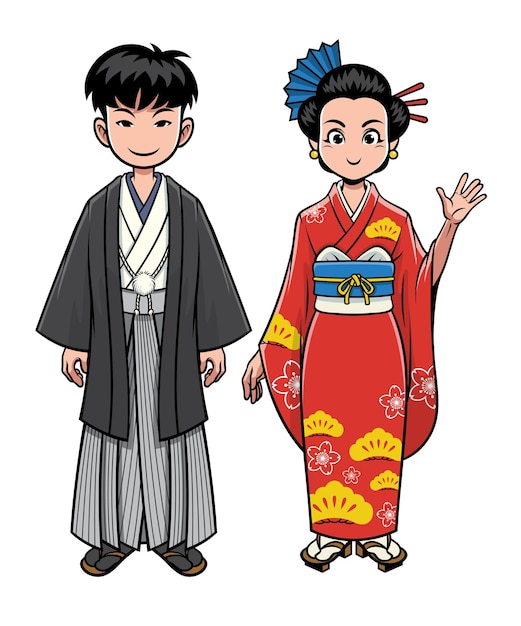 Traditional clothes of japan