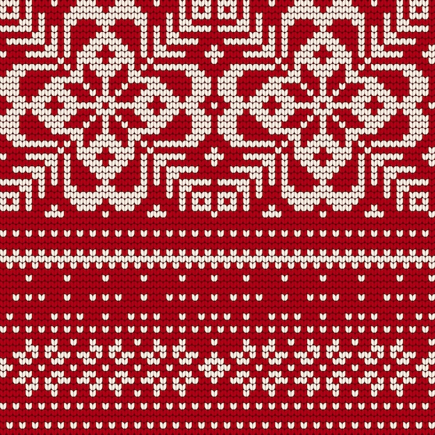 Traditional knitting pattern for ugly sweater