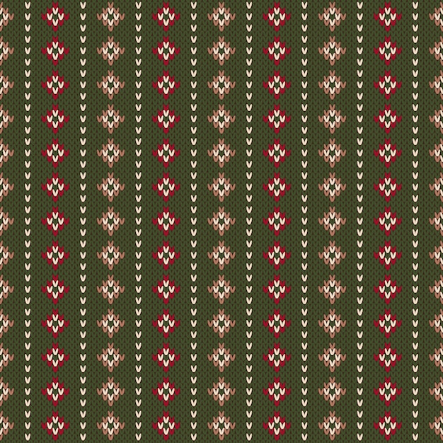 전통 스웨터. 원활한 니트 패턴