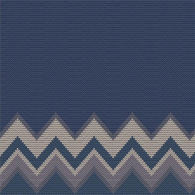 A traditional textile knitting Textiles vector illustration design knitted chevron texture in soft