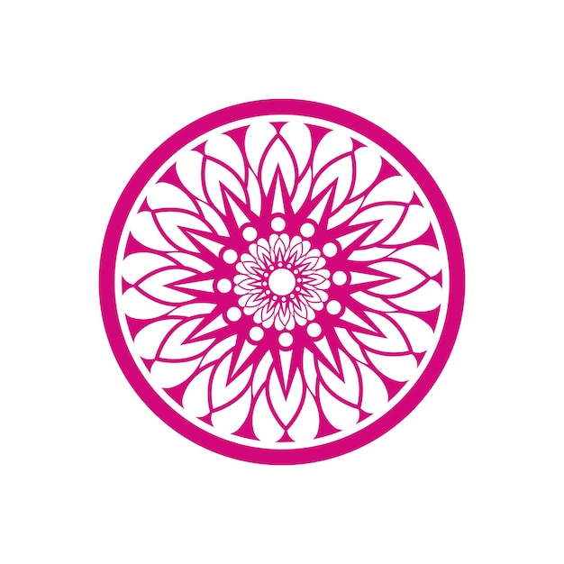 Traditioneel Aziatisch kleurrijk bloemenpatroon Glas in lood mozaïek logo tegel ontwerp inspiratie