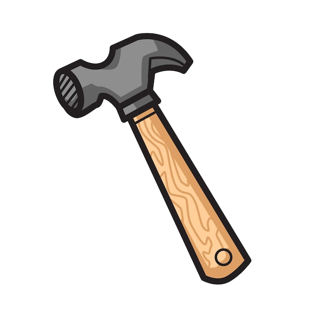 Traditioneel Hammer Clipart