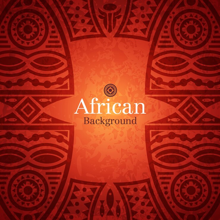 Vector traditionele afrikaanse achtergrond