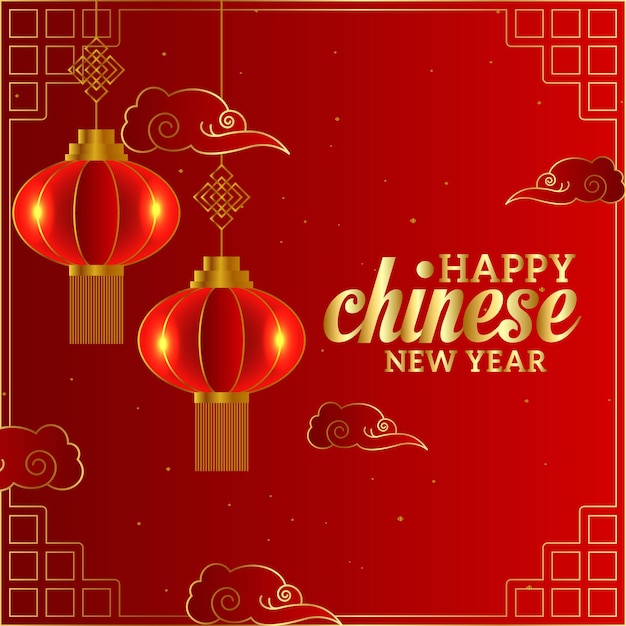 Traditionele banner van Chinees Nieuwjaar 2023.