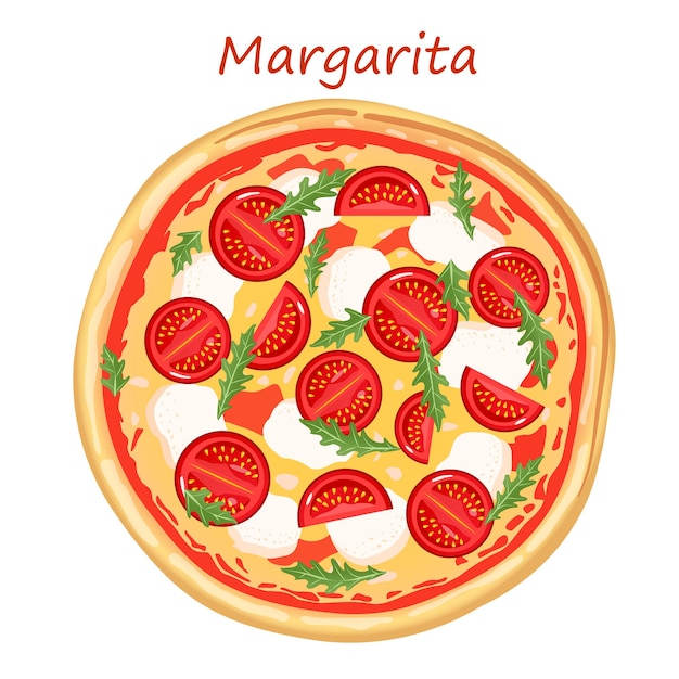 Traditionele Italiaanse pizza Margherita