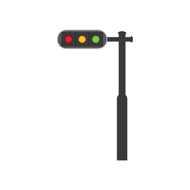 Vector traffic light icon