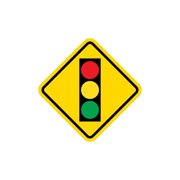 Vector traffic light icon