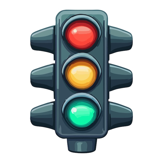 Vector traffic light vector 13