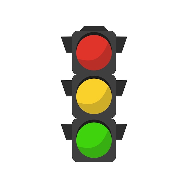 Traffic light. Vector illustration