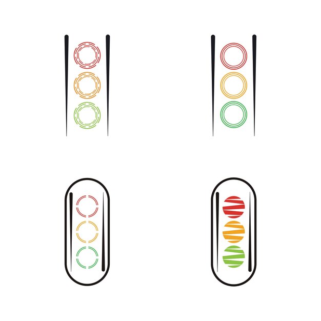 Vector traffic light