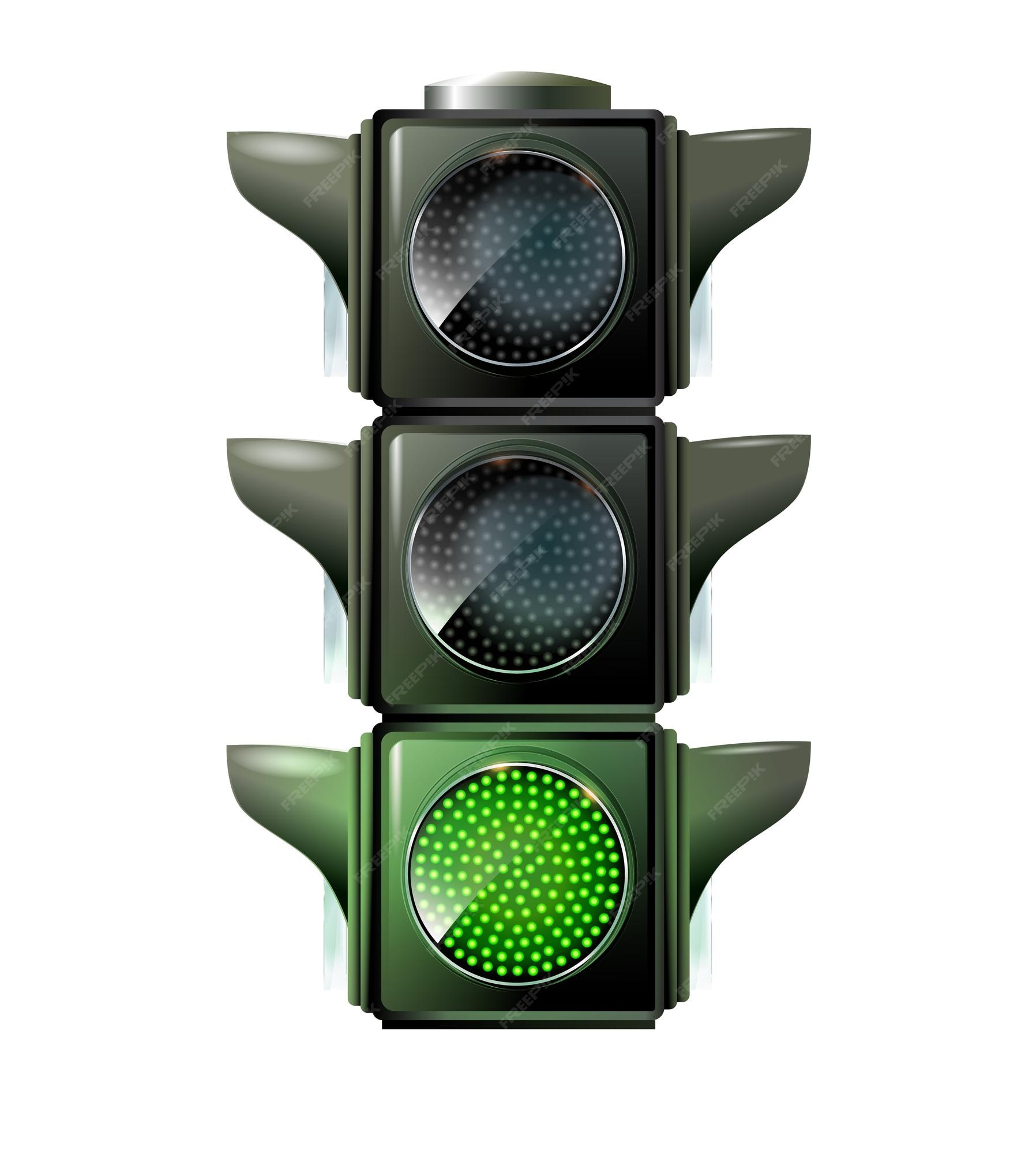 Premium Vector | Traffic lights eps green light